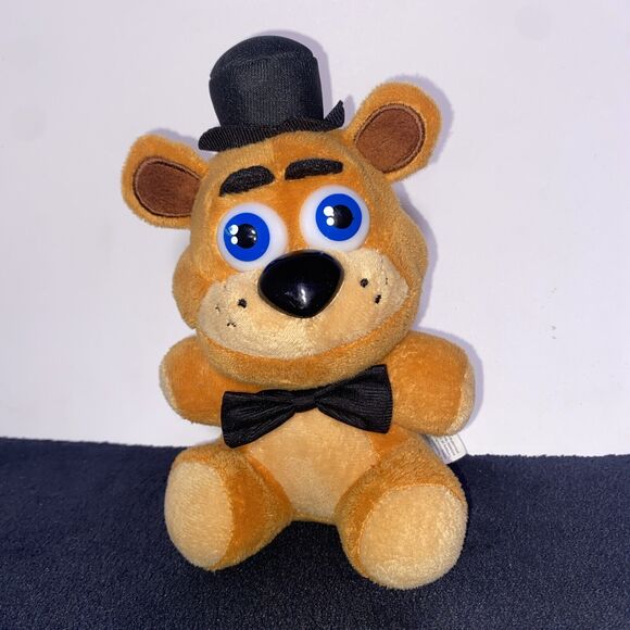 Funko Five Nights at Freddy’s Freddy Fazbear Plush 2016 Black Hat Small 8" Inch - Picture 1 of 8